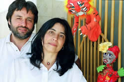 Fernando Arancibia y Claudia Peña